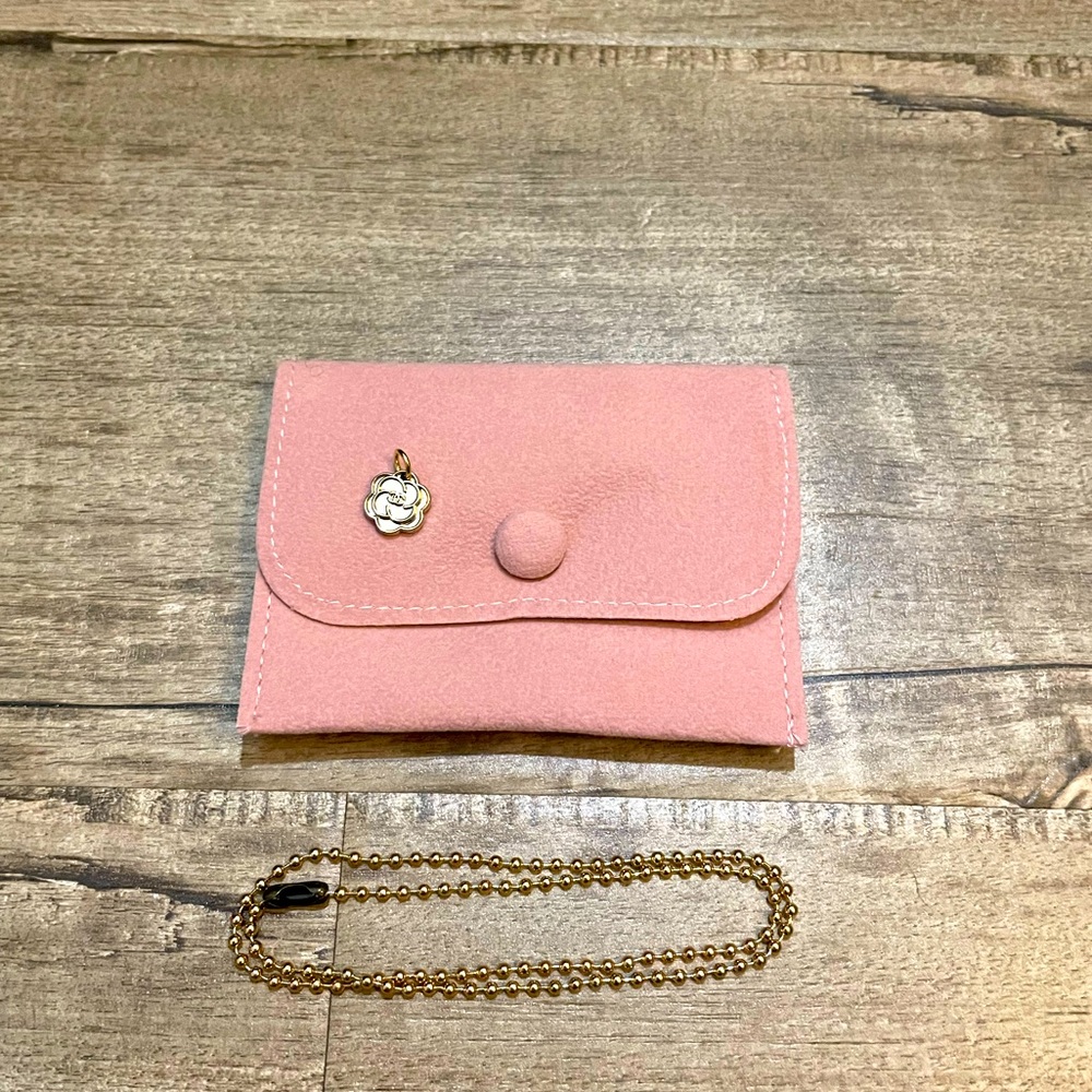 Camelia Flower Charm Necklace